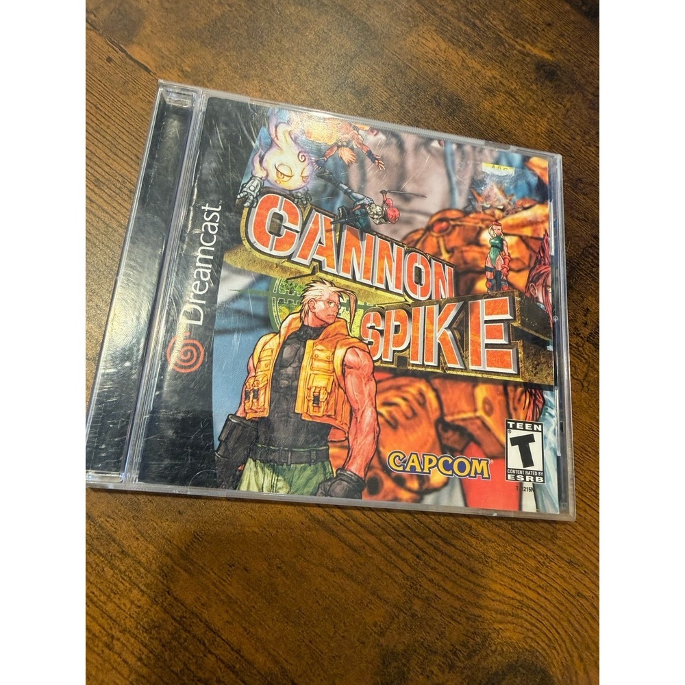 Cannon Spike Sega Dreamcast Capcom 2000 Video Game NTSC-U T-1215N Mega Man Cammy